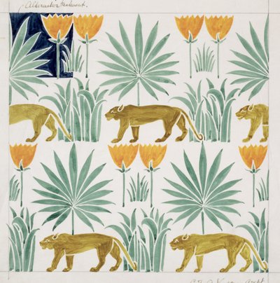 Design "Tiger", květen 1918 od Charles Francis Annesley Voysey